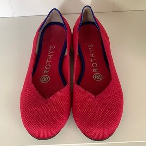 Rothy’s Hot Pink Flats 5.5